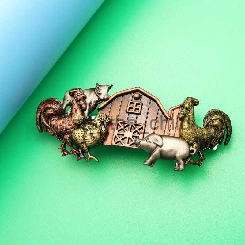 Hair Clips Barrettes Hair Clips RechicGu Dragonfly Barrette Animal Accessories Head Piece Clip Hairpin Woman Wedding Hairwear Retro Jewelry Gift x0913