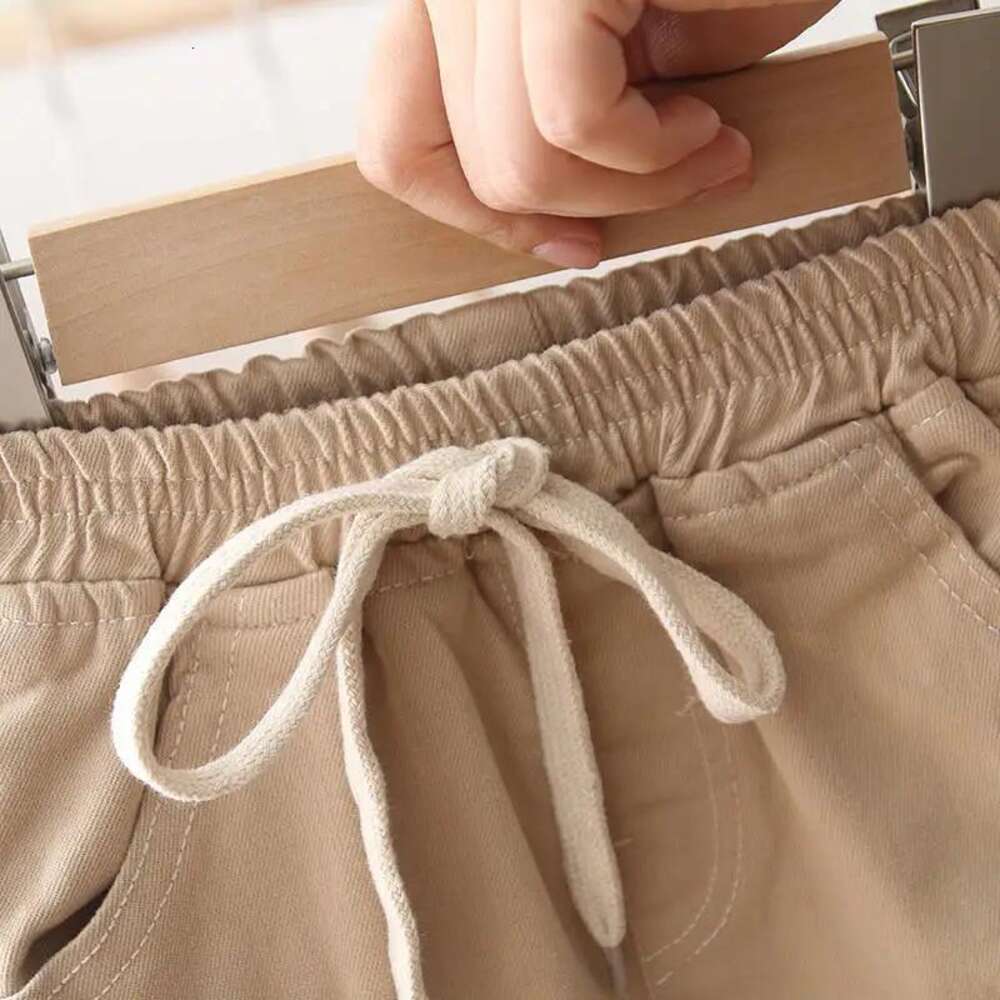 New Cotton Cargo Pants for 2-6 Years Old Solid Boys Casual Sport Pants Enfant Kids Children Trousers 2-8Years Clothes