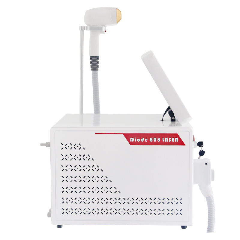 Professional Portable Hair Removal Depilation 808 Diode Laser Instrument Skin Care Smoothing Whitening Equipment Logo Customized