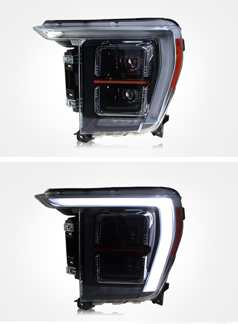 Car Headlight Assembly For Ford F-150 SVT Raptor 20 21-2023 LED Lens Headlights High Beam Signal Lamp