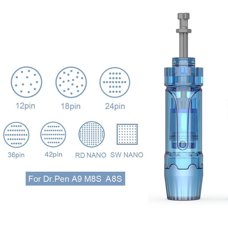 New Arrival Electric Microneedle Machine Dr.pen A8S Wireless Microneedling Pen Needle Cartridge Skin Care Device MTS Tips 12 18 24 36 42 pins disposab