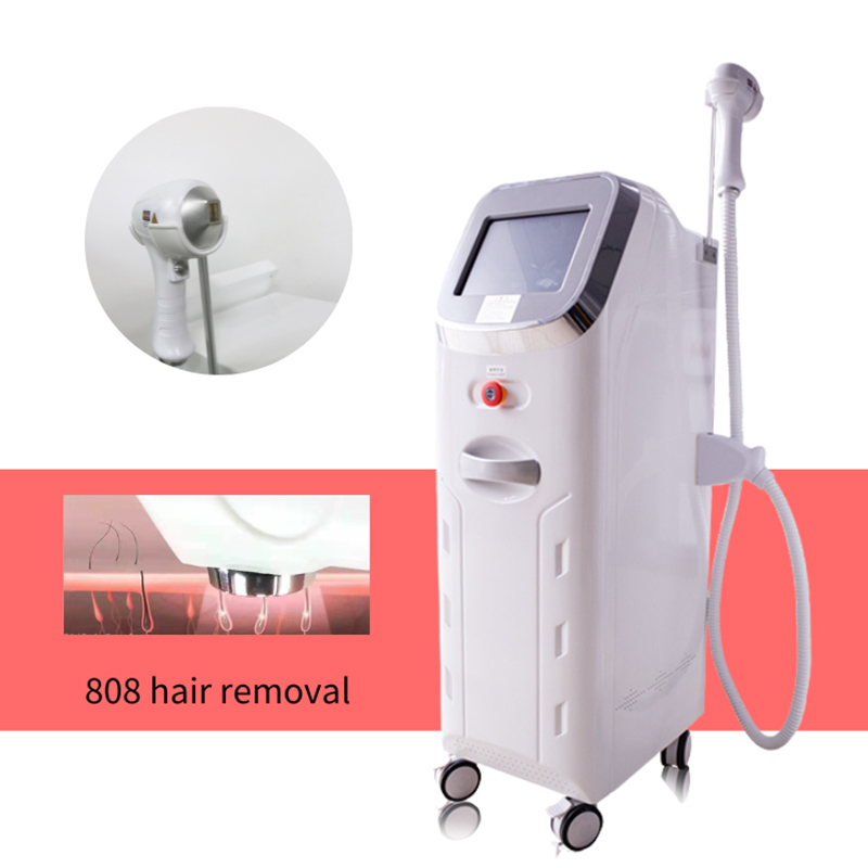 Profession Cooling System Diode Laser 808Nm Painless Laser Hair Removal Machine Permanent Hair Removal Whitening Skin Rejuvenation Beauty Devic