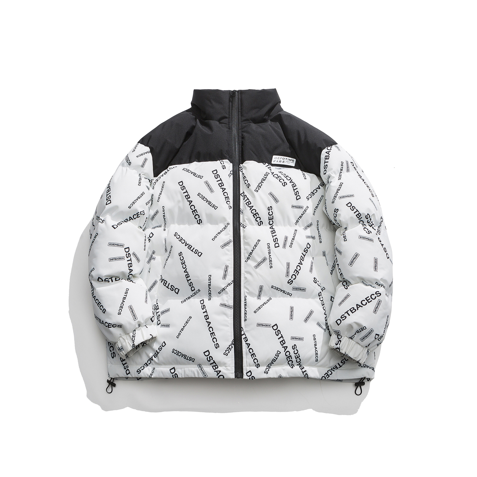 Men's Down Parkas LAPPSTER Y2k Patchwork Thick Puffer Jackets Winter Puffer Jacket Men Korean Fashions Parkas Streetwear Color Block Jackets 2309