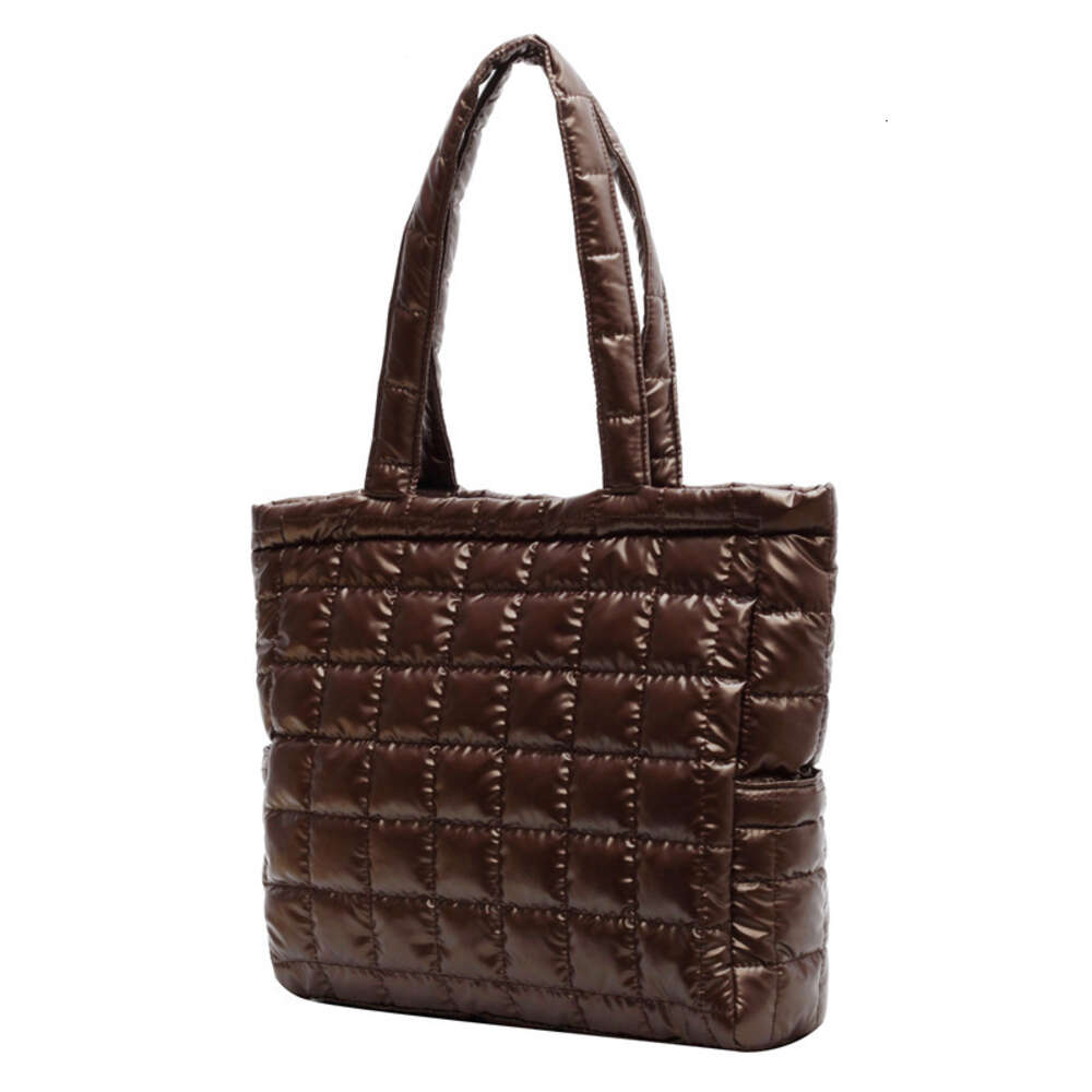 Lu New Style Cotton Suit Handheld Women's 2023 Autumn Space Down Large Capacity One Shoulder Diagonal Straddle Bag