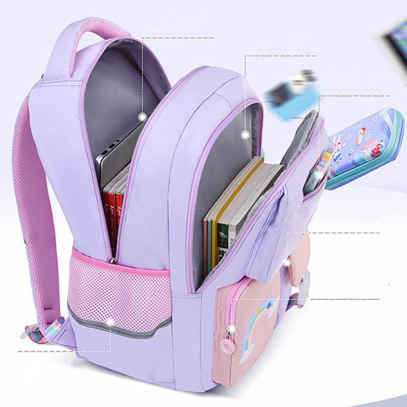 Backpacks Cute Girls School Bags Children Primary School Backpack Satchel Kids Book Bag Waterproof Schoolbags Mochilas sac enfant 230914