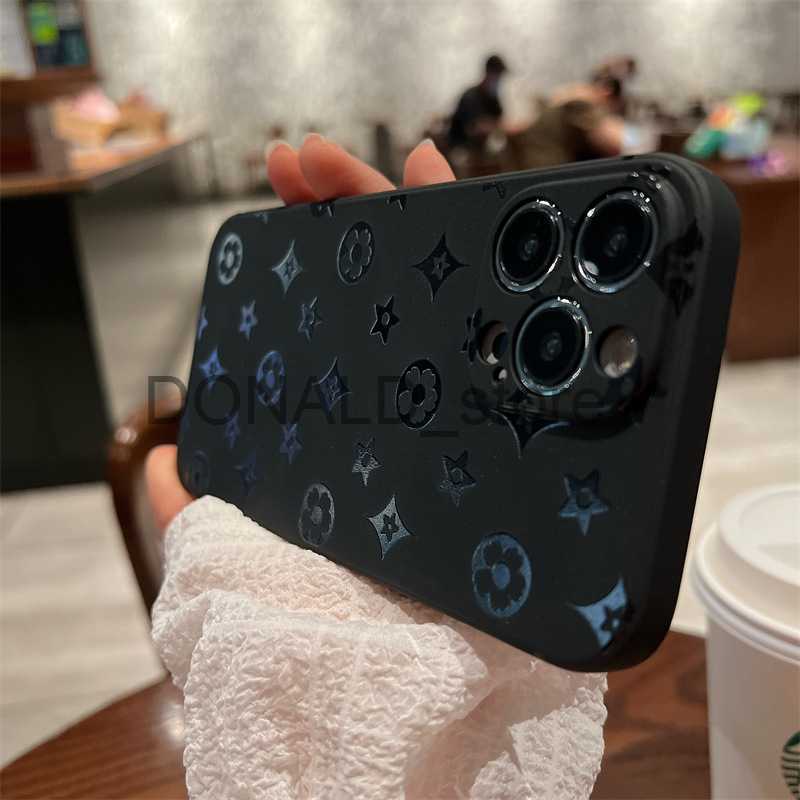 Cell Phone Cases Chaopai Old Flower Phone Case Anti Drop Female Creative Soft 15 J230914