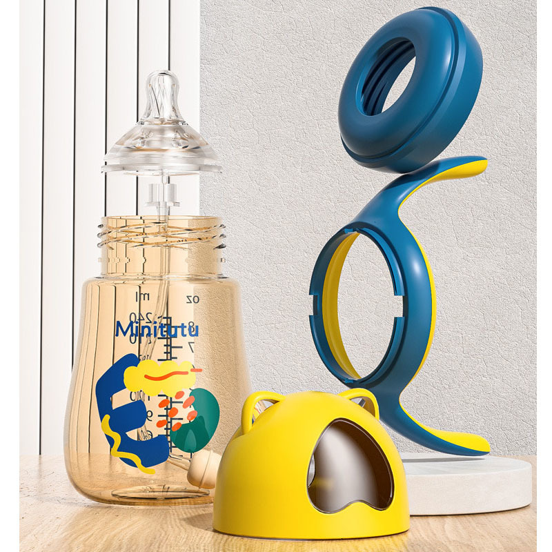 Baby Bottles# 240300ml Girl Boy Feeding Cup Cartoon Children Learn Drinking Bottle Water 230914