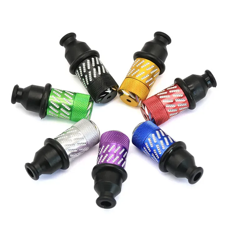 Metal Engraving Nipple Snuff Pipe Sniff Dispenser Aluminium Alloy Sneak Toke Portable Fashion Tobacco Cigarette Smoking Pipes LL
