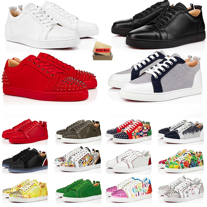 2023 men designer red bottoms platform dress shoe loafers rivets low stud cristian red bottomshoes bottom christian loubitons loubotins louboutinr louboutin VWGH