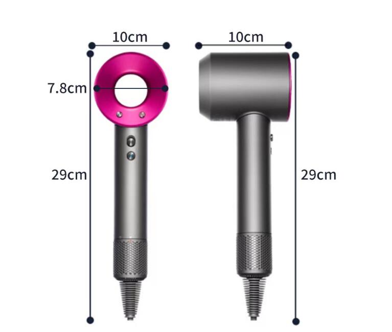 Negative ion hair dryer professional does not hurt hot air and cold air hair dryer temperature care quickly dry hair, switch at will