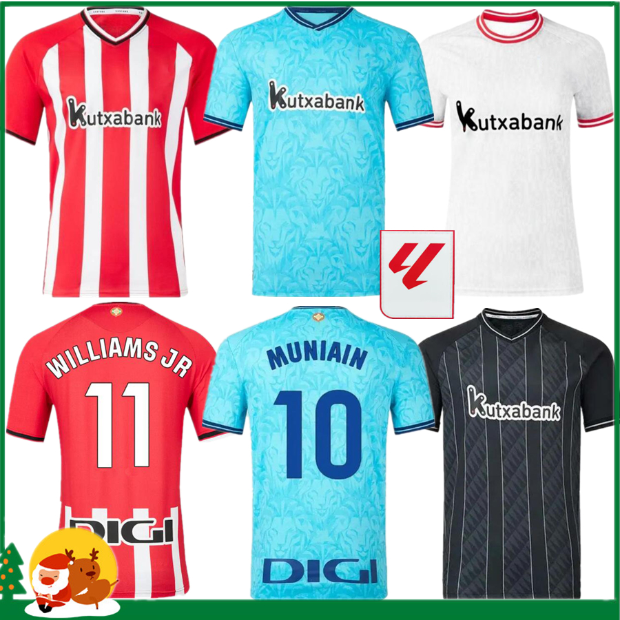 2023 2024 Bilbao Club Soccer Jerseys 23 24 Athletic ADURIZ GURUZETA WILLIAMS MUNIAIN PAREDES BERENGUER ANDER HERRERA UNAI SIMON football Men / kids shirt