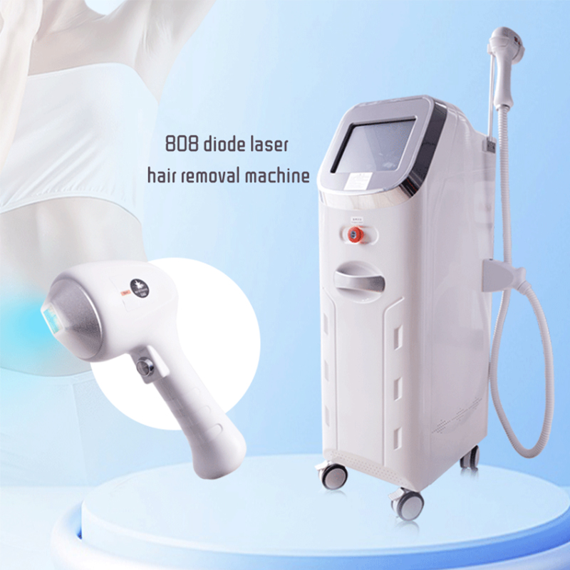 Profession Cooling System Diode Laser 808Nm Painless Laser Hair Removal Machine Permanent Hair Removal Whitening Skin Rejuvenation Beauty Devic