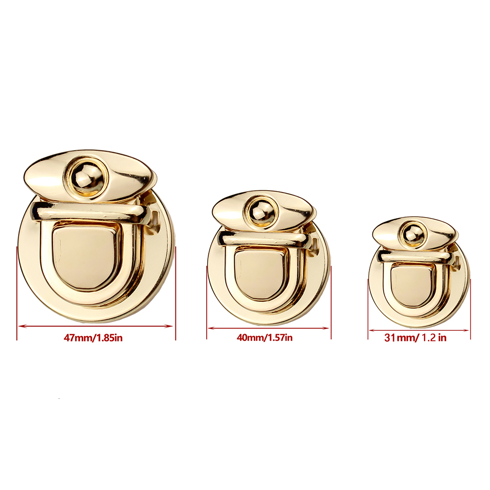 Bag Parts Accessories Women Buckle Twist Lock Hardware for Bags Shoulder Handbag DIY Craft Turn Locks Clasp 230914
