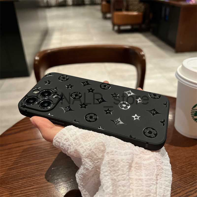 Cell Phone Cases Chaopai Old Flower Phone Case Anti Drop Female Creative Soft 15 J230914