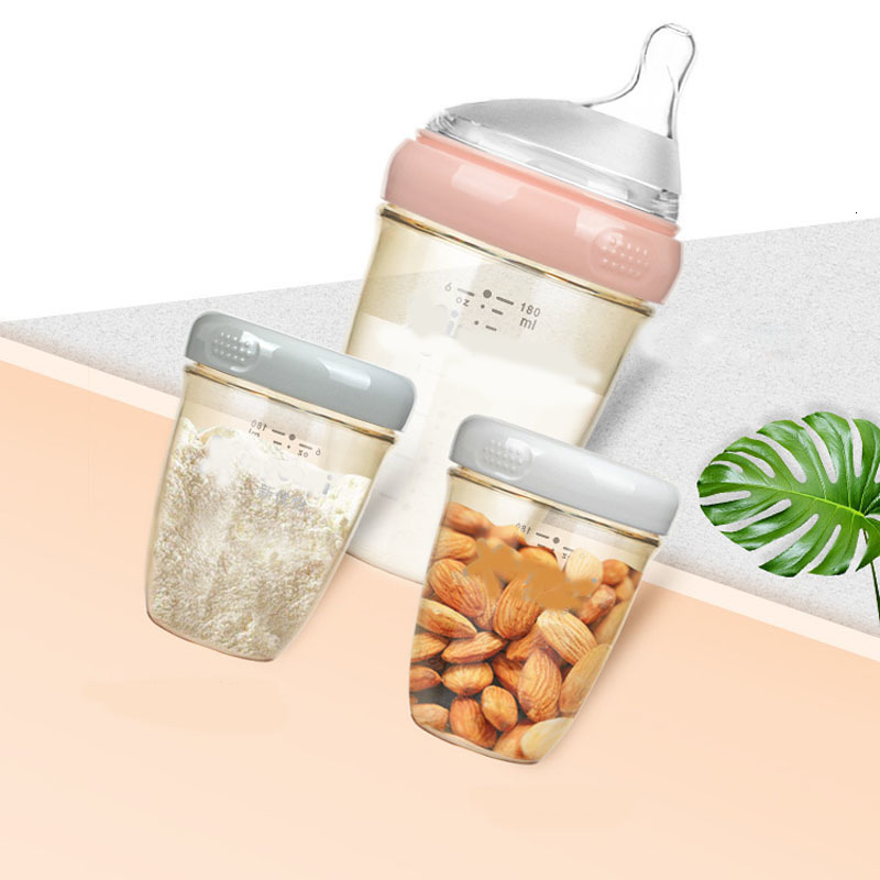 Baby Bottles# DualUse Bottle Feeding Bottles Children Drinking Milk Water Snack Storage 230914