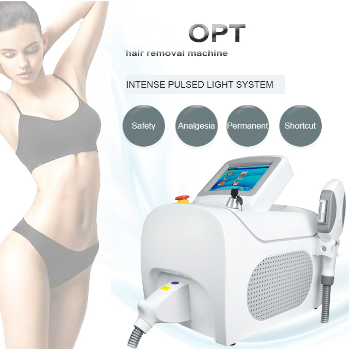 Wholesale Price Hair Remove Whole Body Depilation OPT IPL 5 Optional Filters Machine Ice Point Skin Smoothing Tightening Smallpox Remove Instrument