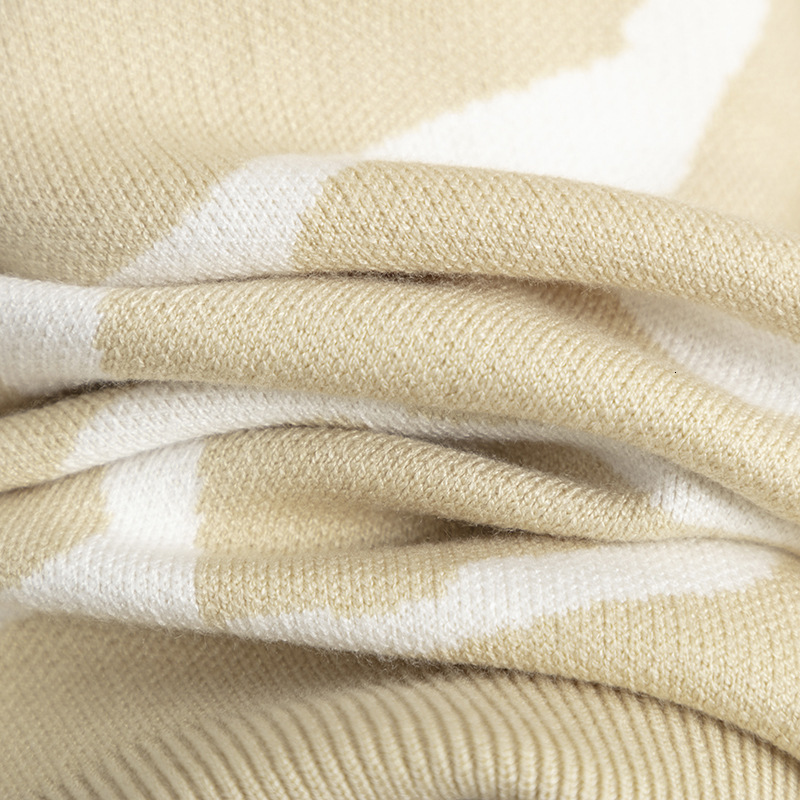 Women's Knits Tees Cardigans Women Warm Sweater Coat Autumn Winter Jacquard Knit V-neck Pattern Loose Sweater Jackets Female Long Cardigans 23091