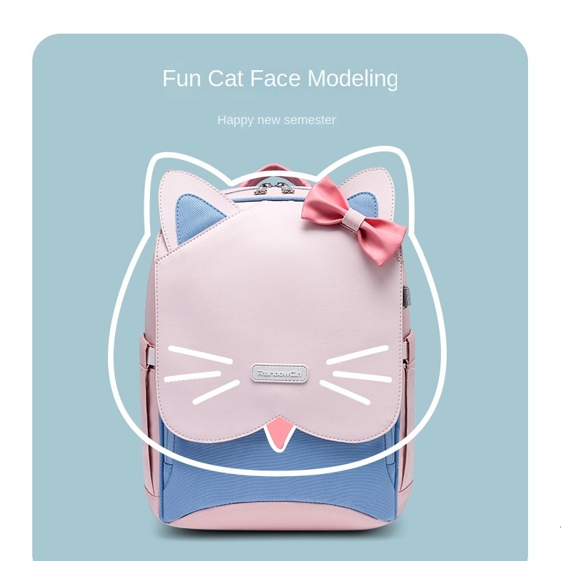 Backpacks Cute School Backpacks For Girls 1-5 Grade School Bags Kids School Bag Reduce burden High quality Children Students Backpack 230914