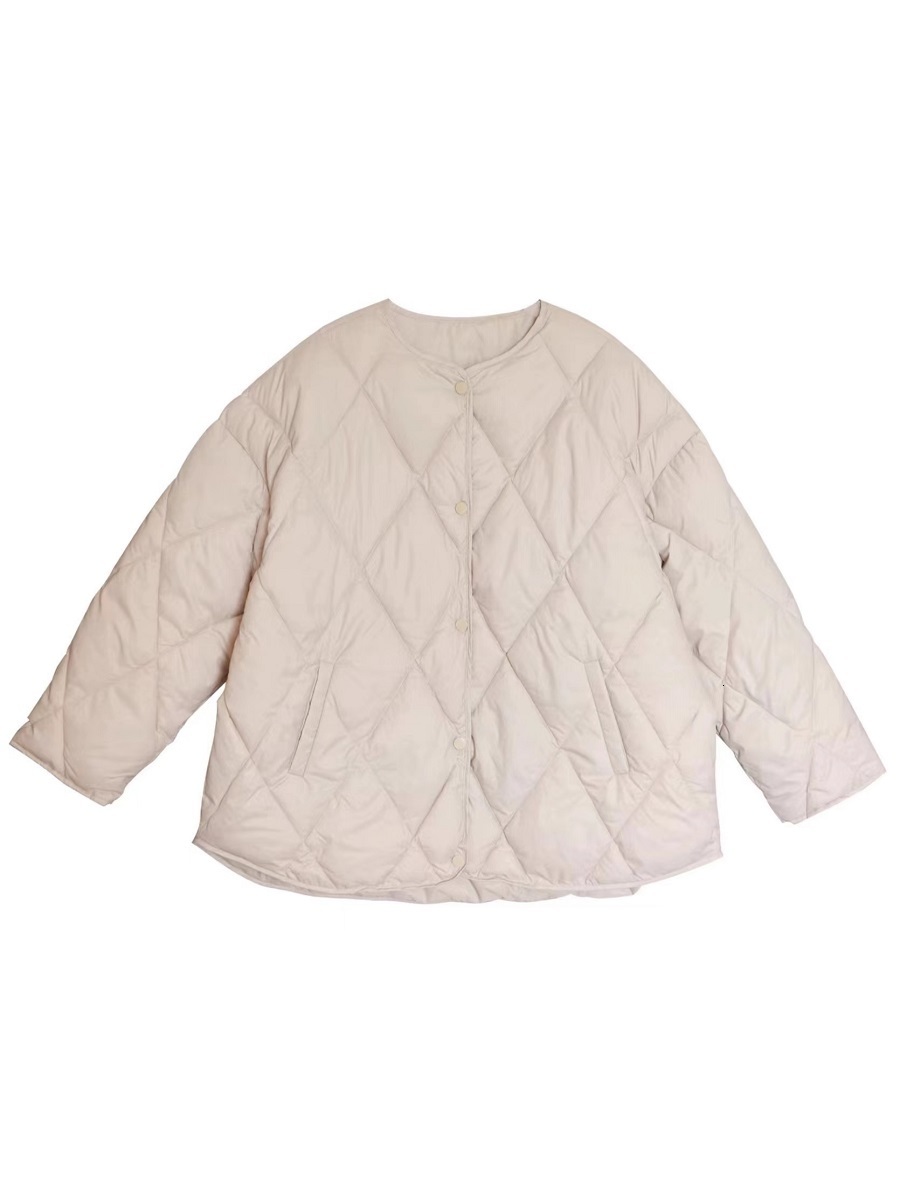 Women's Down Parkas Japanese Women Retro Thick Coat Autumn Winter Loose Sweet Solid Color Cotton Jacket 230912