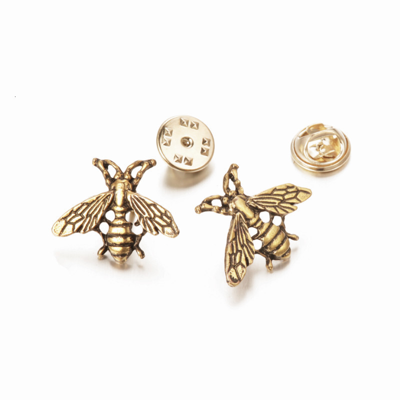 Pins Brooches fashion exquisite cute animal insect bee men and girls lapel brooch badge brooch jewelry wholesale 230915