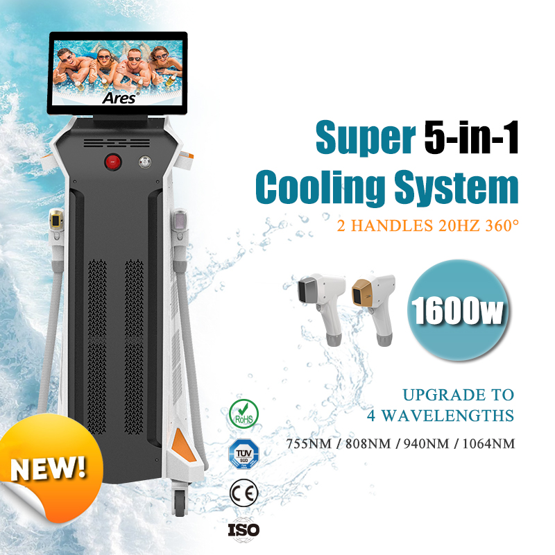 CE Approved Professional diode laser hair removal machine 532nm 1024nm 1064nm Black 808nm Diode Laser Skin Care Equipment