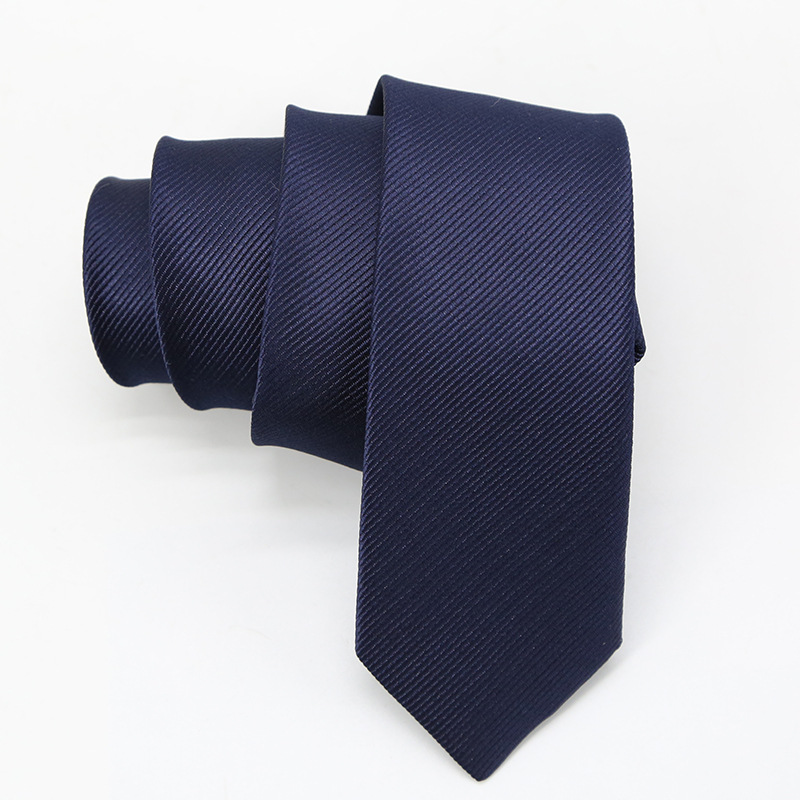 Men Skinny Tie for Mens Wedding Suit Party Slim Classic Solid Color Neck Tie Casual 6cm Necktie