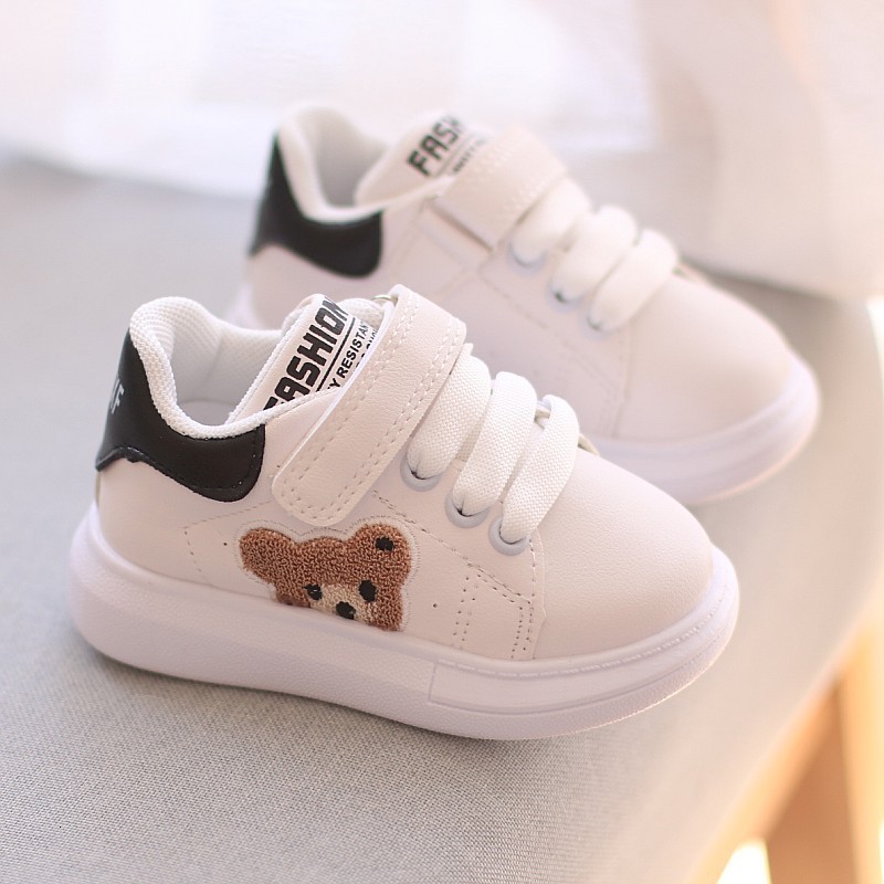 Athletic Outdoor 21-30 Size Children's Anti-slip wear-resistant Casual Shoes Kids White Sneakers Girls Boys Soft-soled Walking 230915