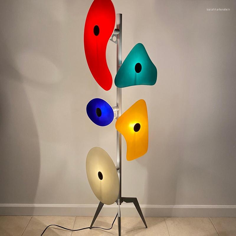 Lamps Floor Nordic Creative Art Design Acrylic Shade Led Lamp Living Room Home Decor Sofa Corner Standing Light Bedroom Bedside