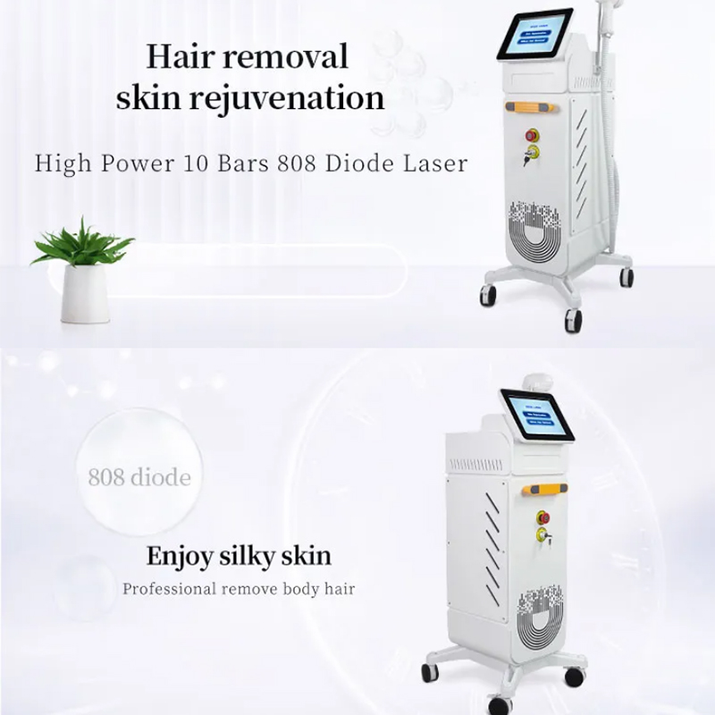 High Efficiency 808Nm Laser Hair Removal From Home Diode Laser Skin Body Hair Removal Machin
