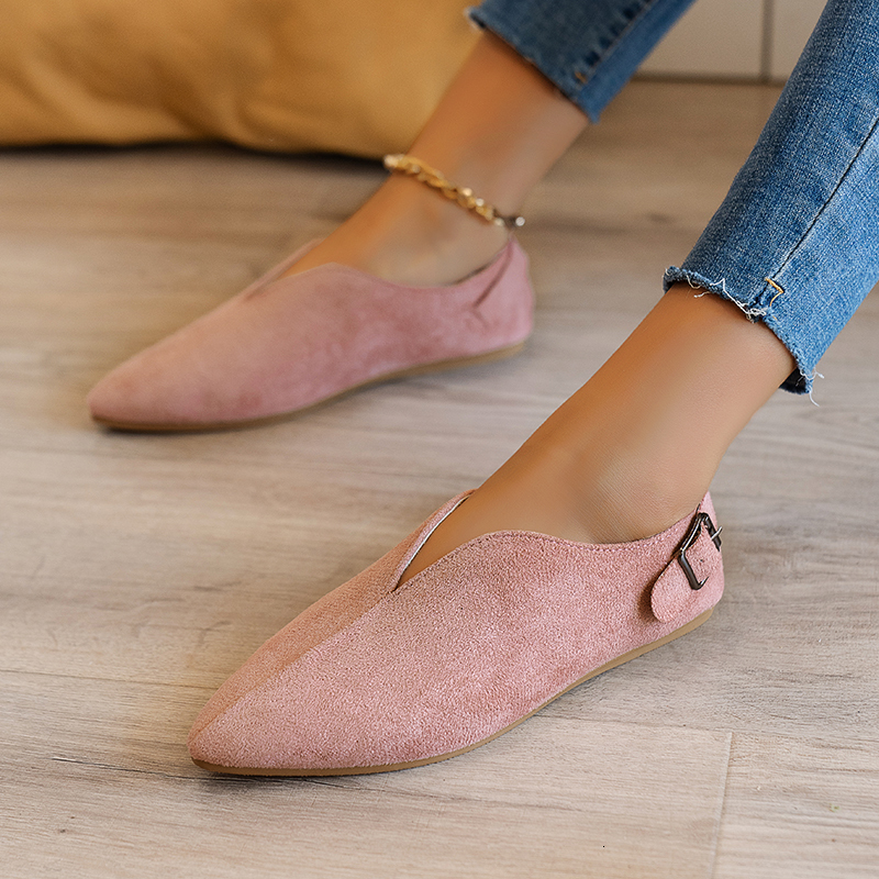 Dress Shoes casual Loafers Women Spring Summer Soft Fashion Flats Zapatos Pointed Toe Shallow Boat Mujer 230915