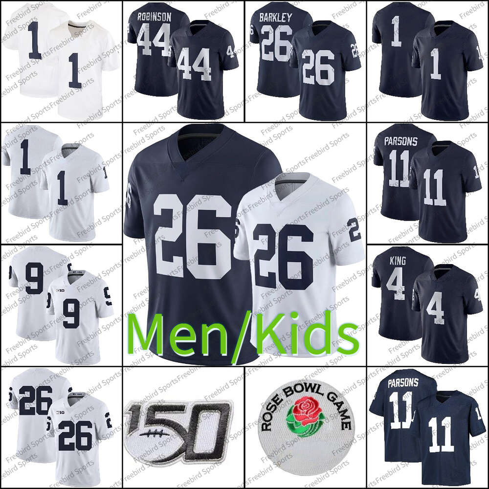 Penn State Nittany Saquon Barkley Football Jersey College 9 Trace McSorley 26 Saquon Barkley 88 Mike Gesicki Marcus Allen