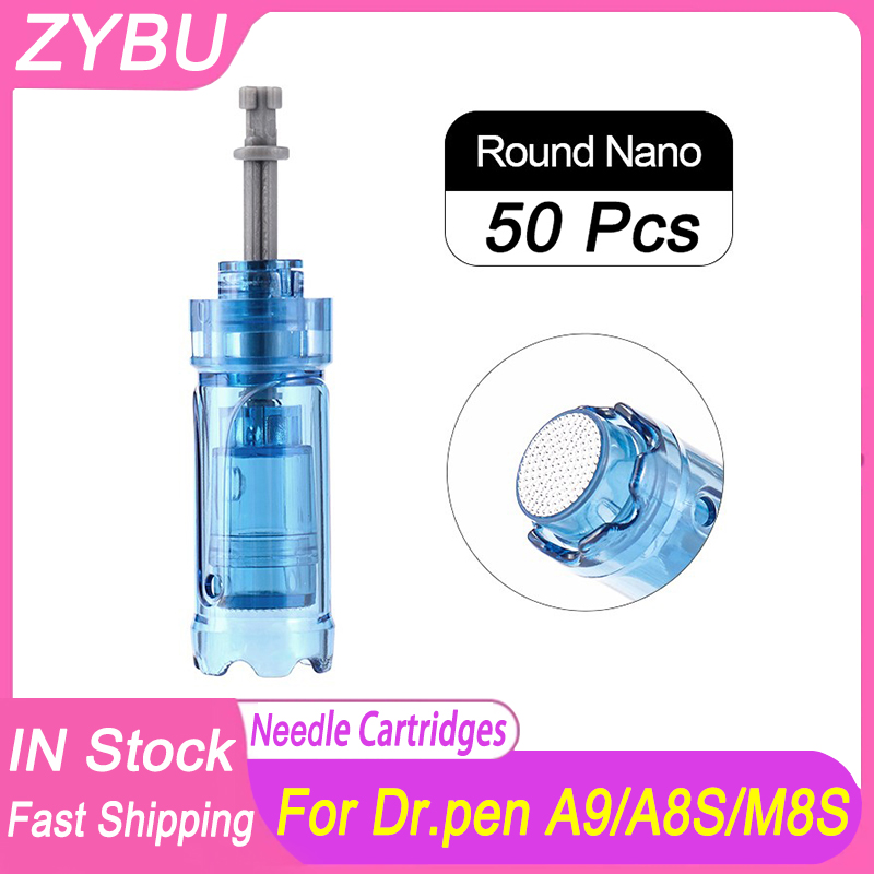 50 Pcs Bayonet Needle Cartridge Replacement for M8S A9 A8S Micro Needle 11 Pins /24 Pin/36/42 3D Nano Micro Skin Needling Tip Derma Stamp Skin Care