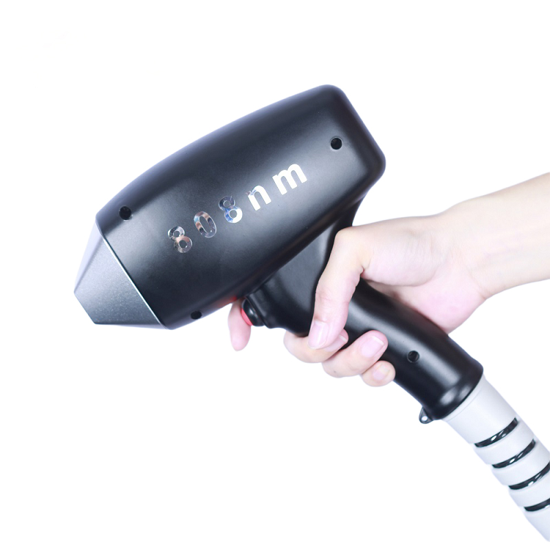 Freezing Point Extreme Hair Removal Depilation Device 808nm Diode Laser Beauty Equipment Long Pulsed Width Handle Follicle Damage Melanin Treatment CE