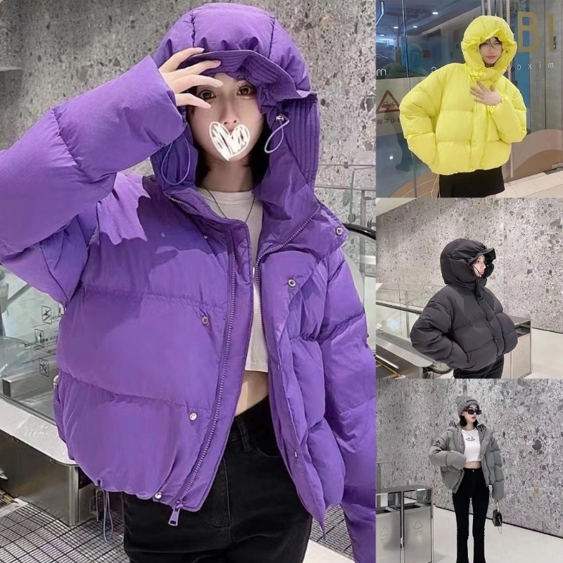 Womens Down Parkas Warm and Stylish Winter Coat for Women Full Cropped Long Sleeve Hoodies 230915