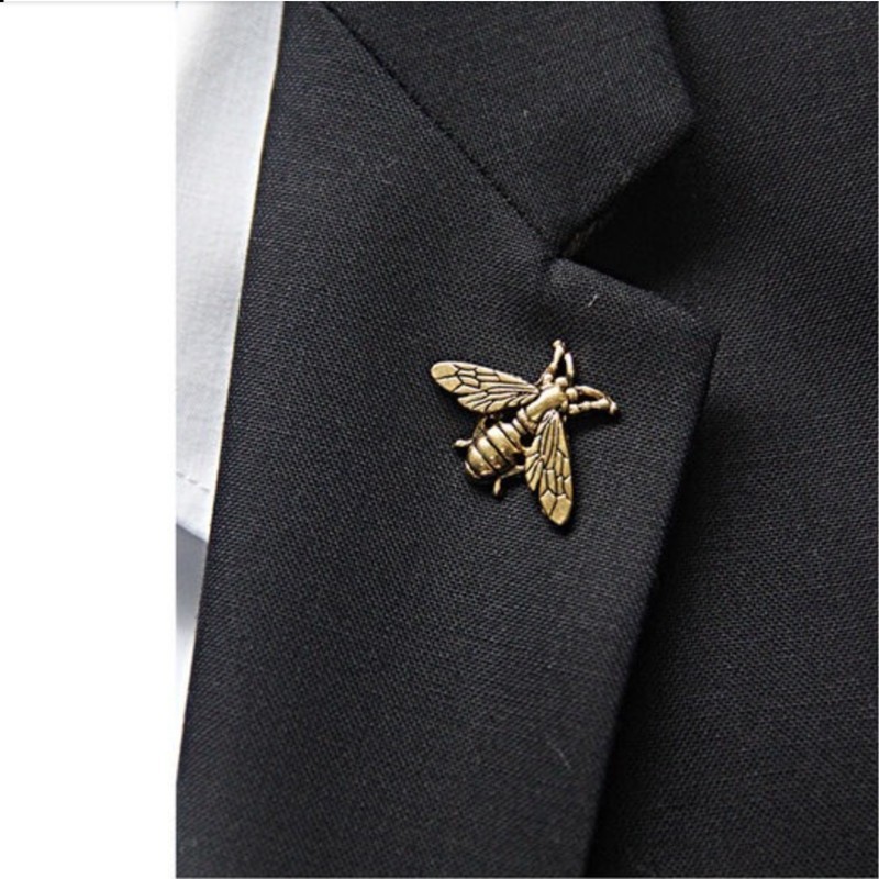 Pins Brooches fashion exquisite cute animal insect bee men and girls lapel brooch badge brooch jewelry wholesale 230915