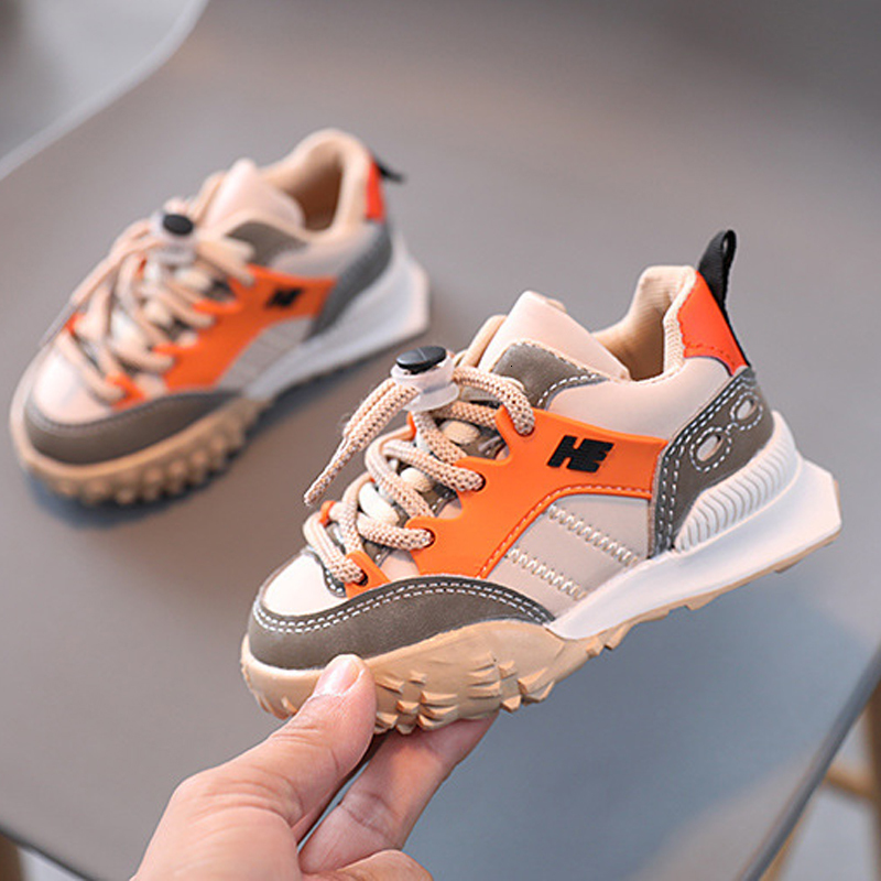 Athletic Outdoor Kids Sports Shoes Baby Boys Mesh Breathable Toddler Girls Casual Running Children's shoes Student campus Sneakers C260130