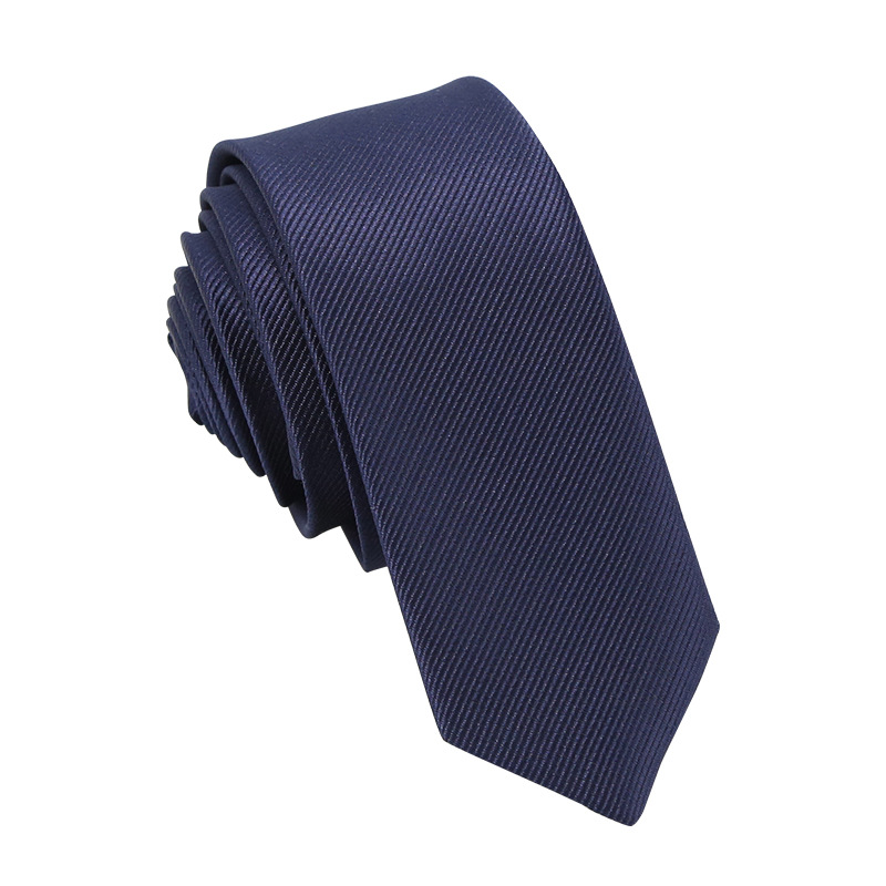 Men Skinny Tie for Mens Wedding Suit Party Slim Classic Solid Color Neck Tie Casual 6cm Necktie