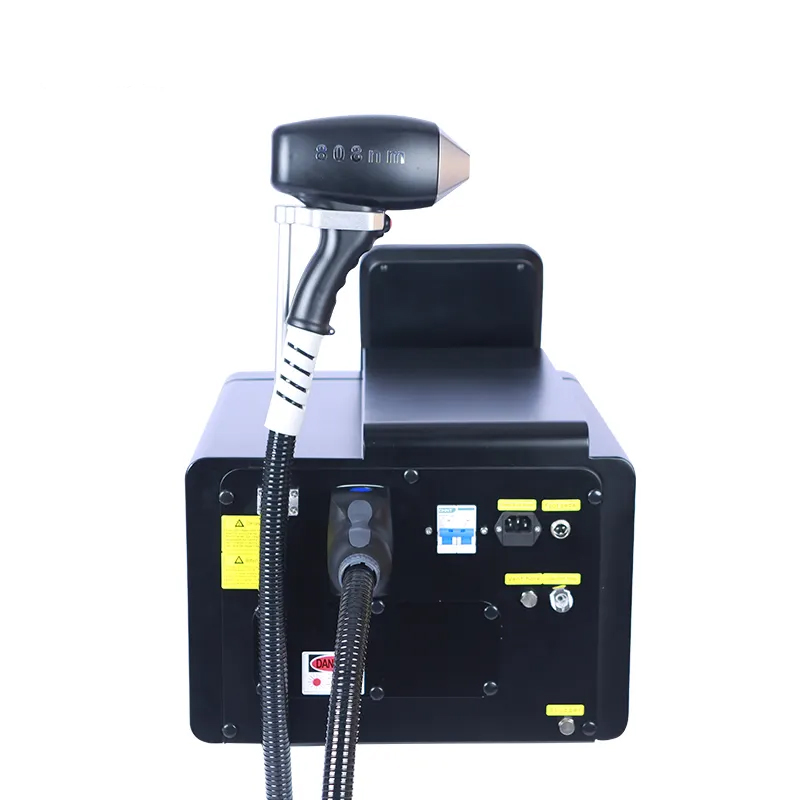 Freezing Point Extreme Hair Removal Depilation Device 808nm Diode Laser Beauty Equipment Long Pulsed Width Handle Follicle Damage Melanin Treatment CE