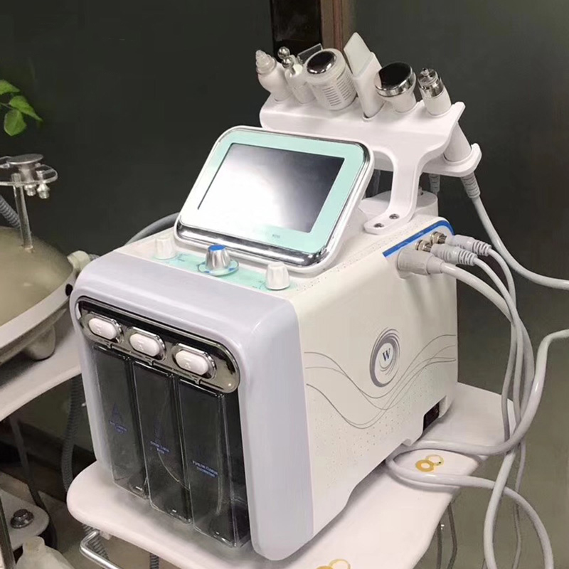 6 in 1 Microdermabrasion Jet Peel Water Aqua Hydro Face Dermabrasion Diamond Hydro Facial Machine