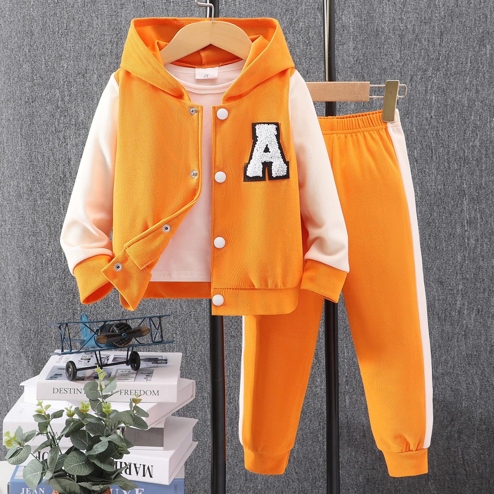 Clothing Sets 2023 Autumn Big Boy Suit 8 18 Years long Sleeve Hooded Overcoat Pants Kids Clothes Spring Fashion Children Winter Set 230914
