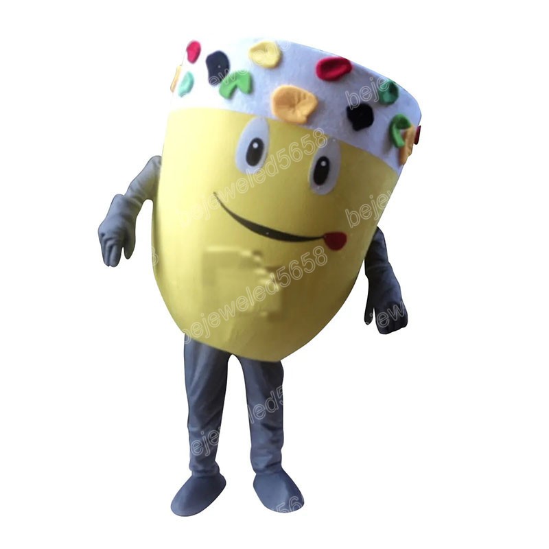 High Quality Teacup Cup Mascot Clothing walking cartoon Apparel Halloween Christmas Birthday party dress