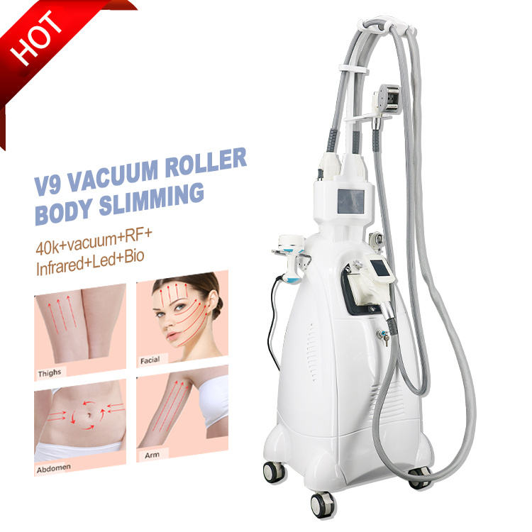 Ultrasound V9 Vacuum Cavitation System Face Lifting RF Body Shaper Radio Frequency Machine Skin Firming Skin Rejuvenation