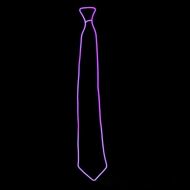 Luminous Led Tie Light Up Funny Ties Necktie For Men LED Light Up Ties Novelty Motorcycle Accessory