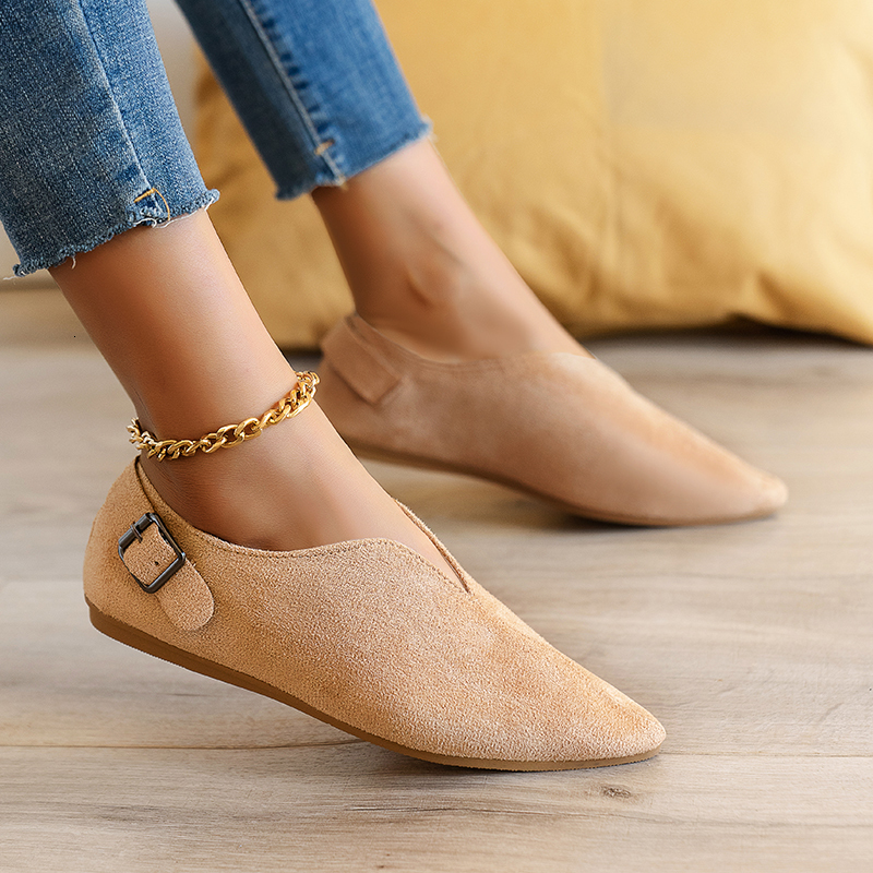 Dress Shoes casual Loafers Women Spring Summer Soft Fashion Flats Zapatos Pointed Toe Shallow Boat Mujer 230915