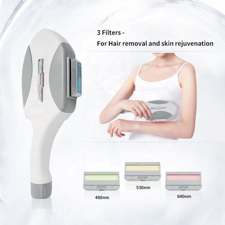 2 in1 Laser Hair Removal Opt Technology Skin Lifting Beauty Machine ND Yag Tattoo Removal Pigment Removal Skin Tightening Pore Remover Acne Treatment 