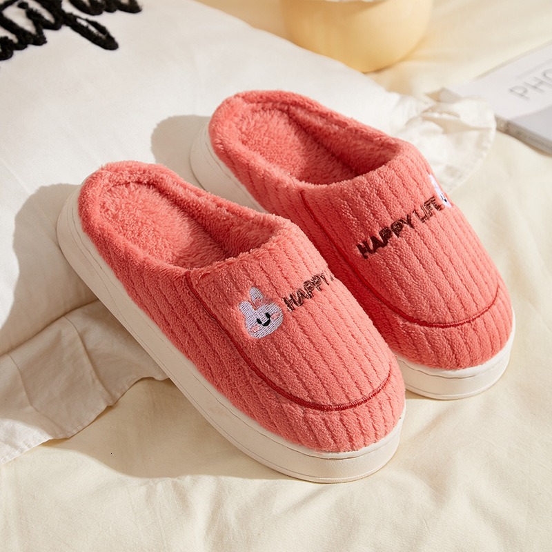 Slippers Winter Mens Warm Cotton Home Wearresistant Antislip Indoor Couple Soft Shoes Womens 230915