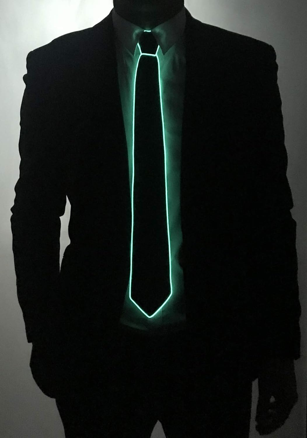 Led Tie Light Up Fanny Ties Novelty Necktie For Men LED Light Up Ties Motorcycle Accessory