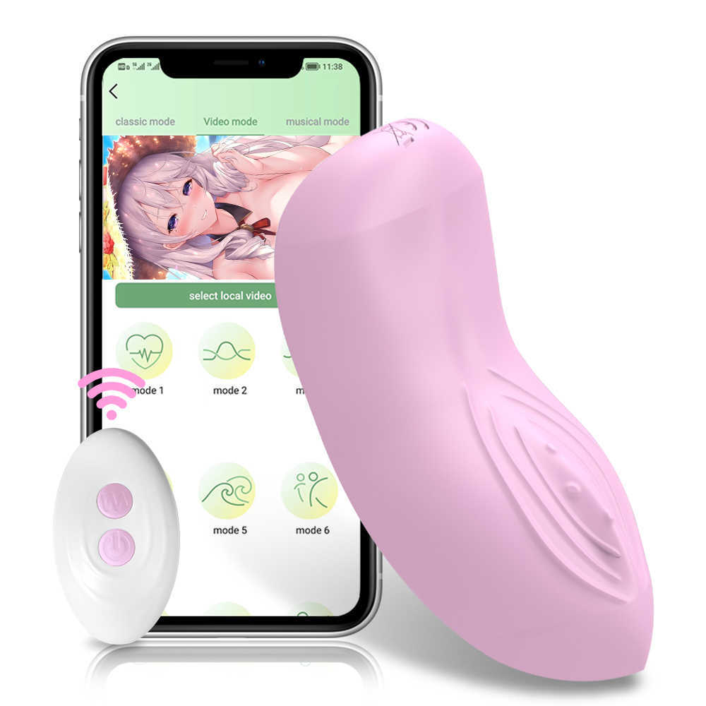 Vibrators New Bluetooth g Spot Vibrator App Remote Control Butterfly Vagina Clitoris Stimulator Panties Vibrating Dildo Sex Toys for Women