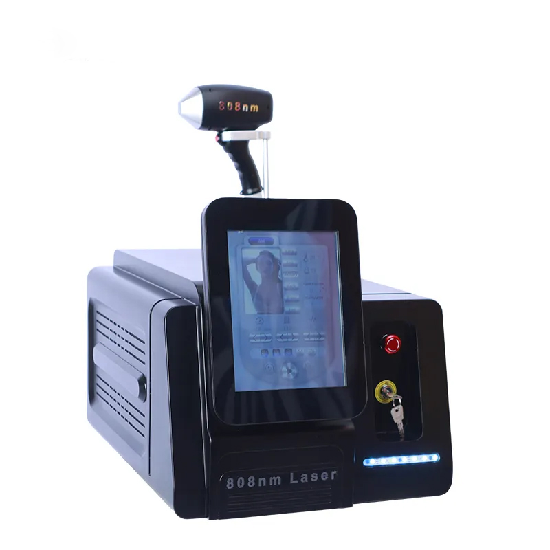 Freezing Point Extreme Hair Removal Depilation Device 808nm Diode Laser Beauty Equipment Long Pulsed Width Handle Follicle Damage Melanin Treatment CE