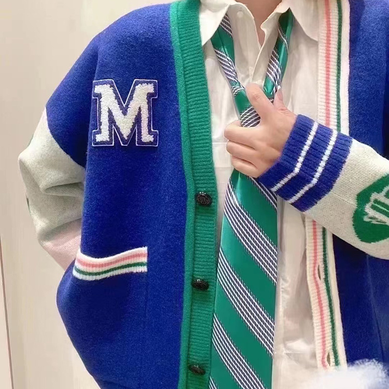 maje Women Wool Blue Preppy Style Jacket